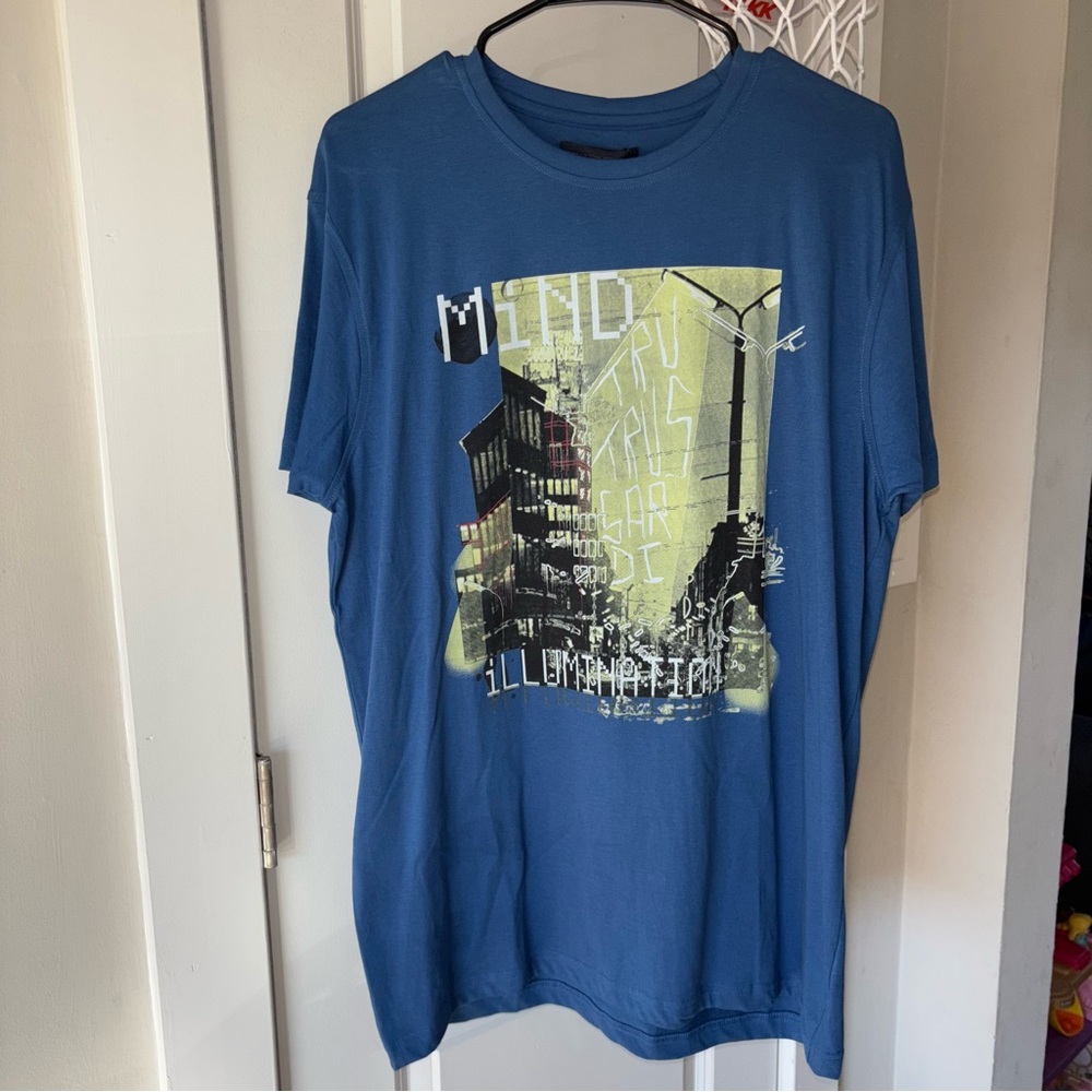 Tru Trussardi Men’s T-Shirt 100% Cotton Pima Size XXL